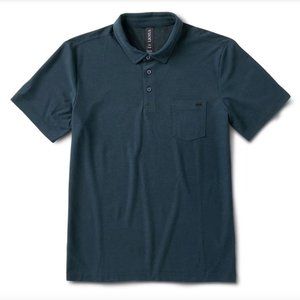 Vuori Ace Polo, Medium, Indigo Blue